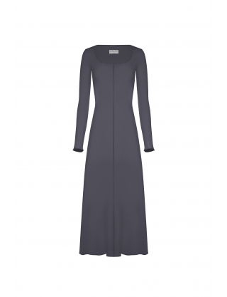 Сукня максі темно-сіра Картинка Сукня максі темно-сіра